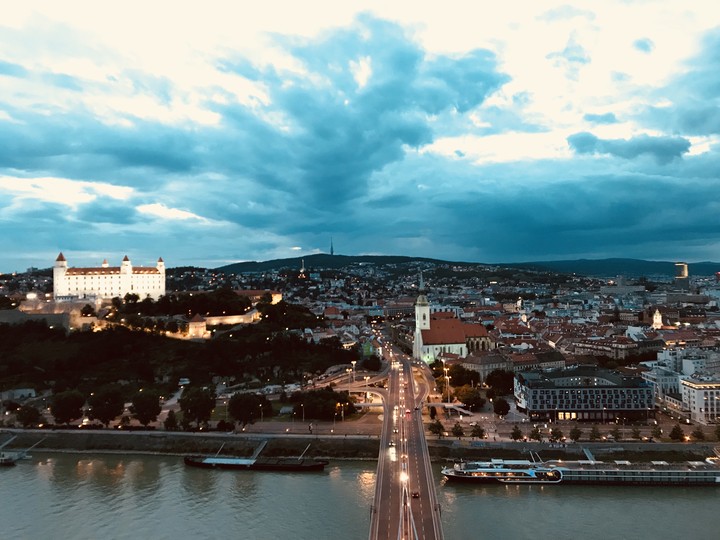 Bratislava from ufo bridge