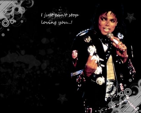 i'll never stop, Michael.....