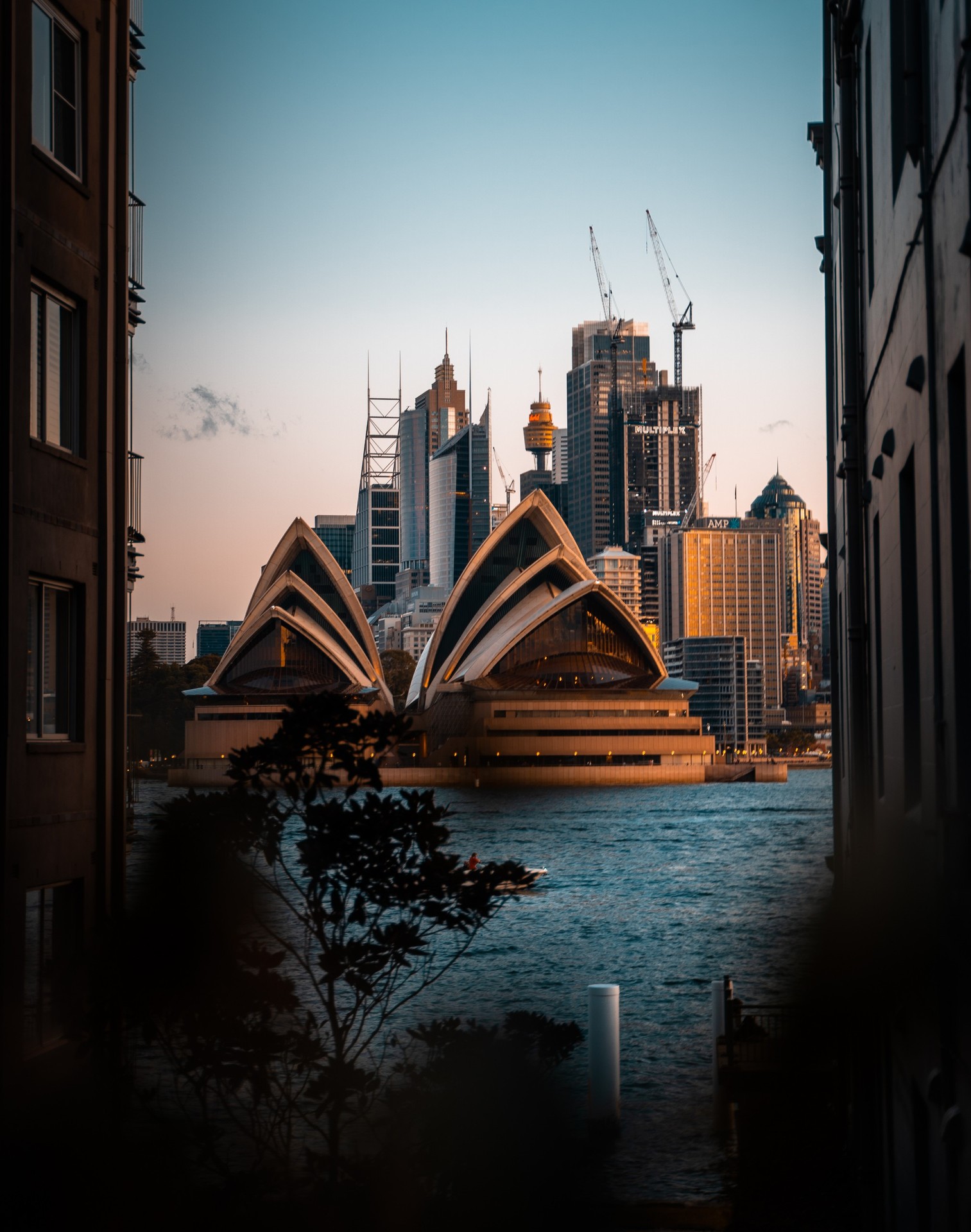 papéis de parede skyline, evening