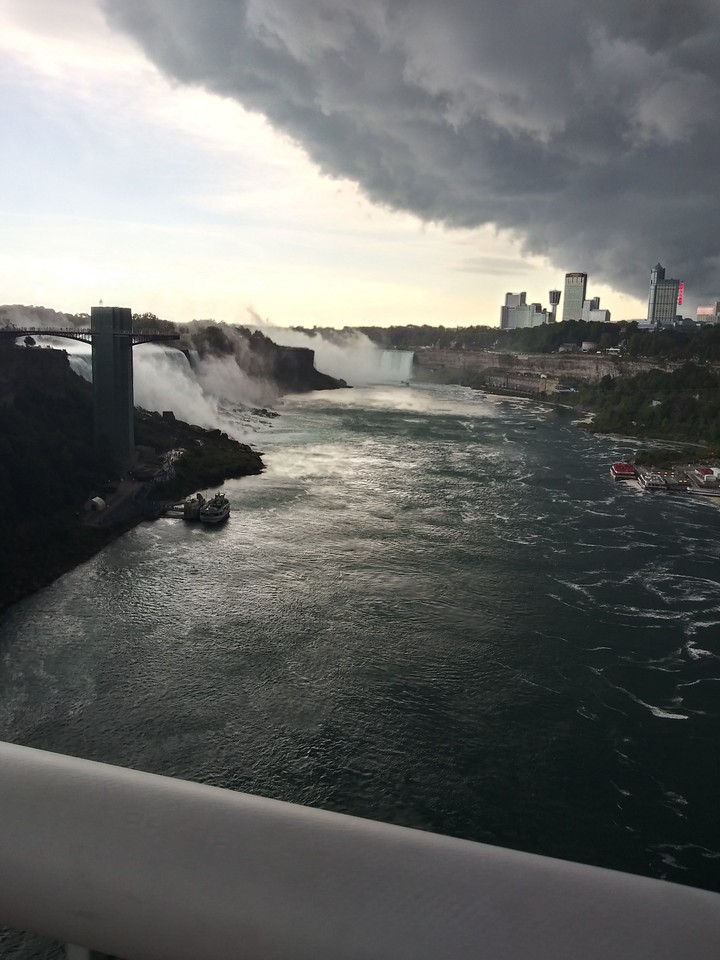 Stormy skies over Niagara Falls
