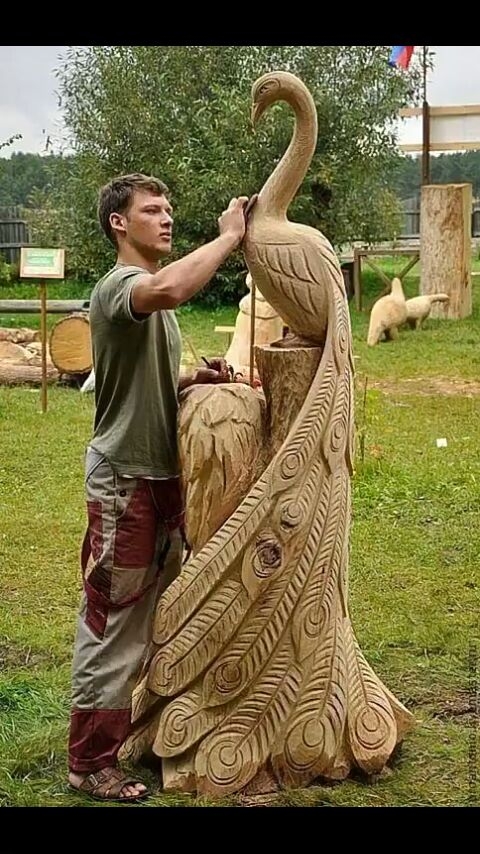 the wooden art