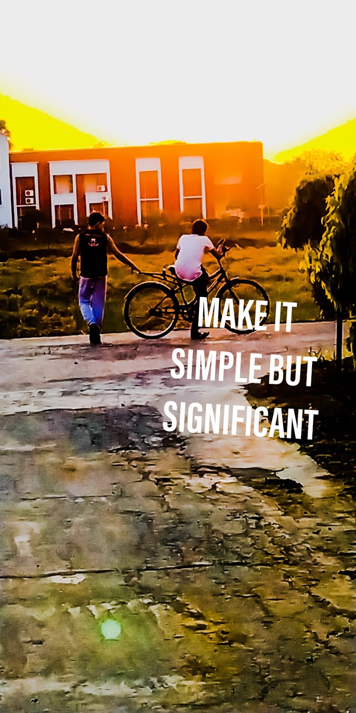 Make it Simple but Significant