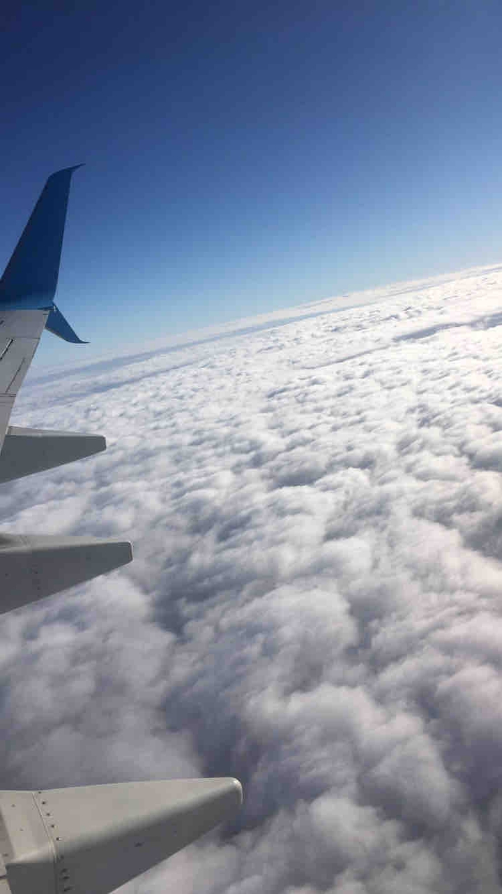above the clouds