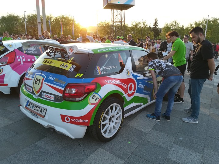 Rally car. Transilvania Rally 2018.
