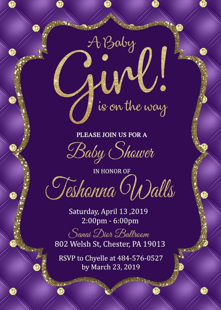 baby shower invitation