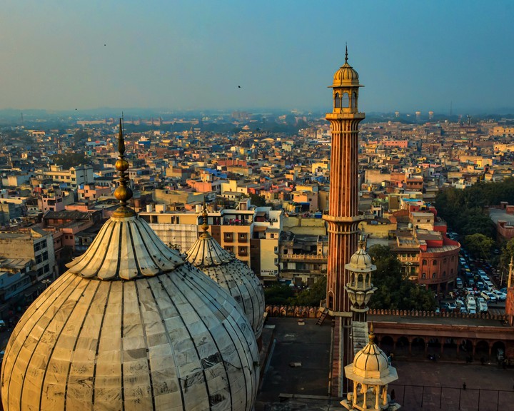 Delhi-6 from the South Minaret of Jama Masjid