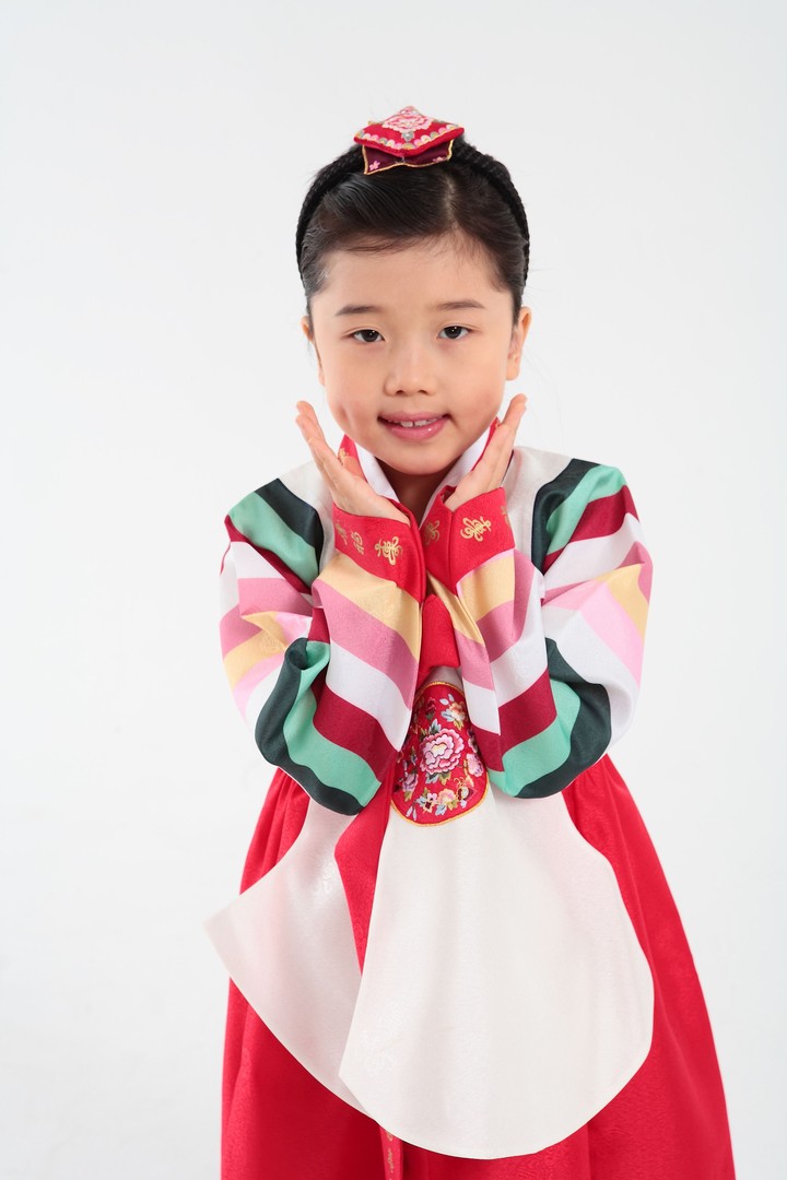 Family in Korean Dress