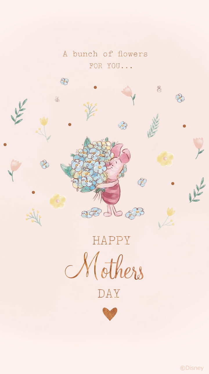 A Bunch of Flowers for Mother - Piglet