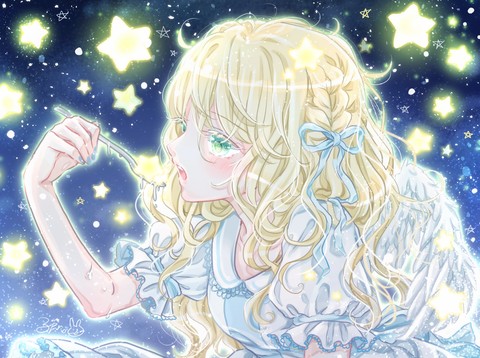 רקעים illustrations, blond