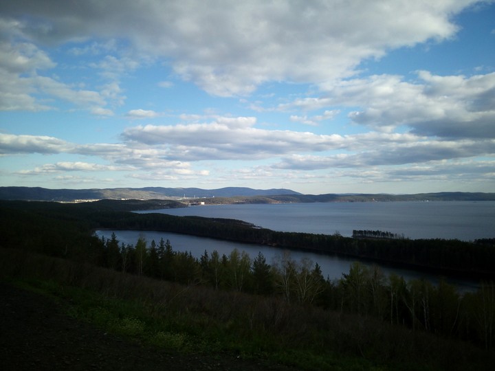 the Ural Mountains. Turgoyak lake.