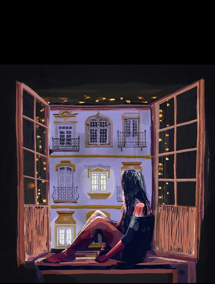 Girl in phone