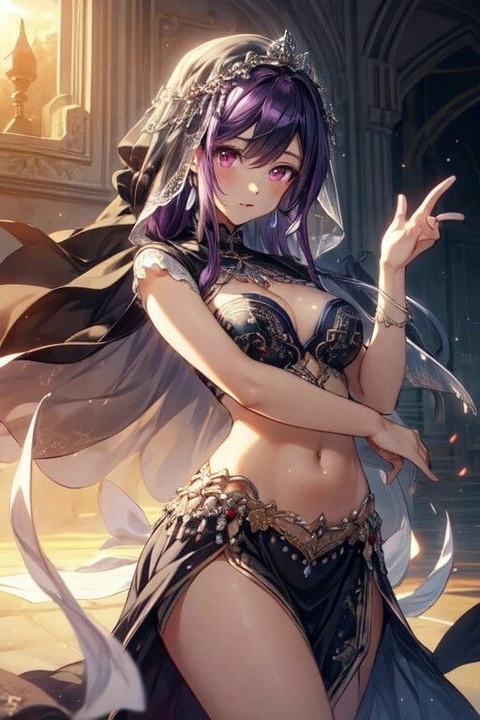 papéis de parede purple, anime