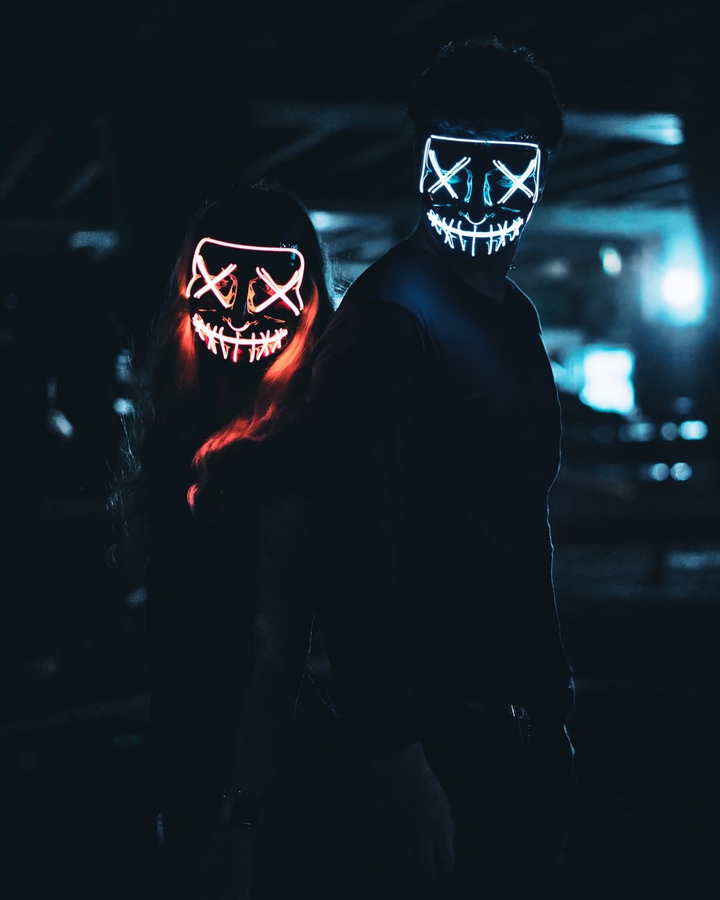 Masks. Red n Blue