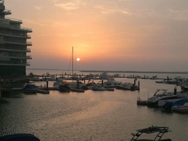 Sunset port