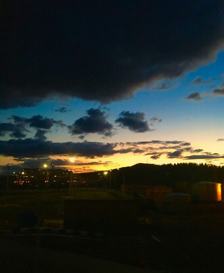 закат