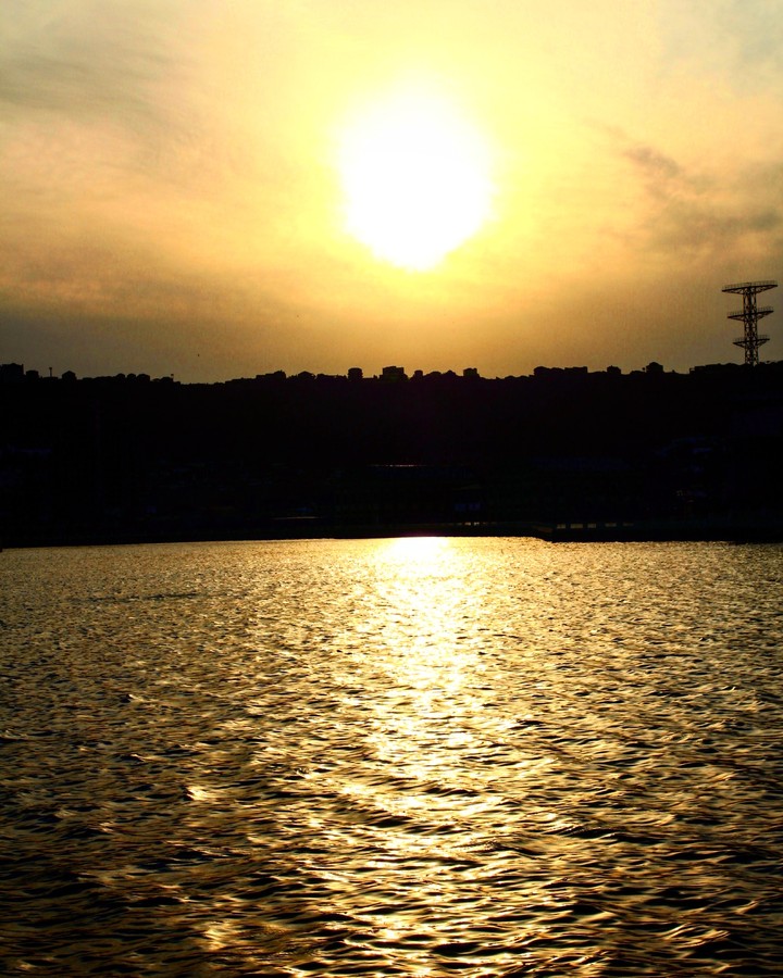 Sunset in Baku