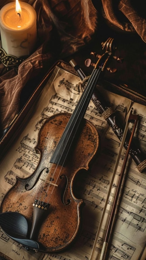 шпалери fiddle, chordophone