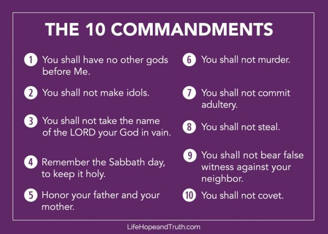 The 10 Commandments