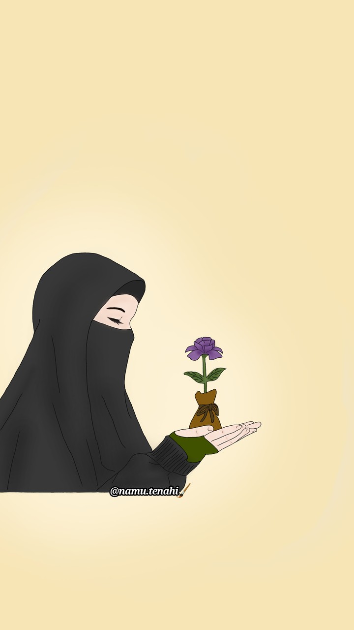 hijab drawing