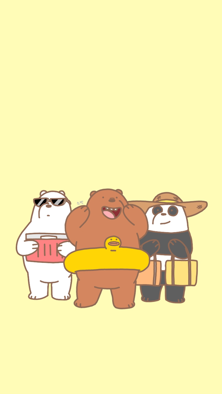 We bare bears vacation!