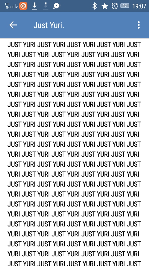 JUST YURI.