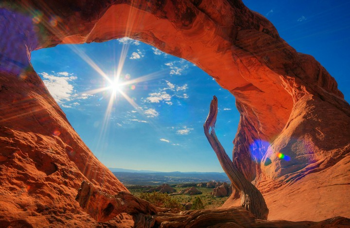 Bright sun