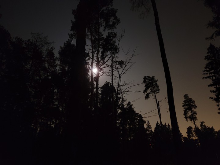 night and moon