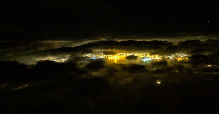 In the clouds...
