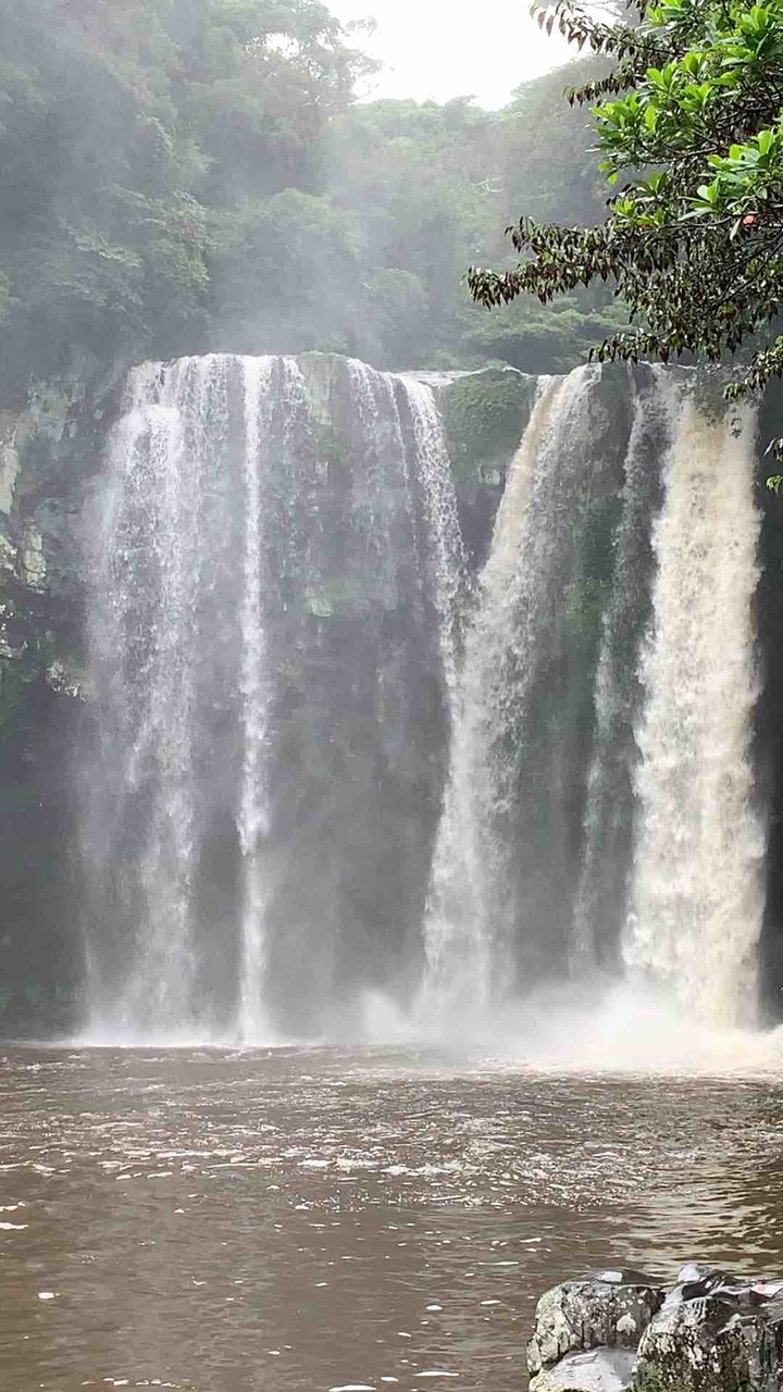 Cheonjiyeon Falls in JEJU Korea.