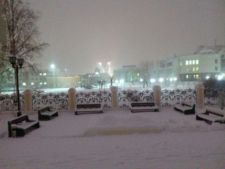 на улице сказка