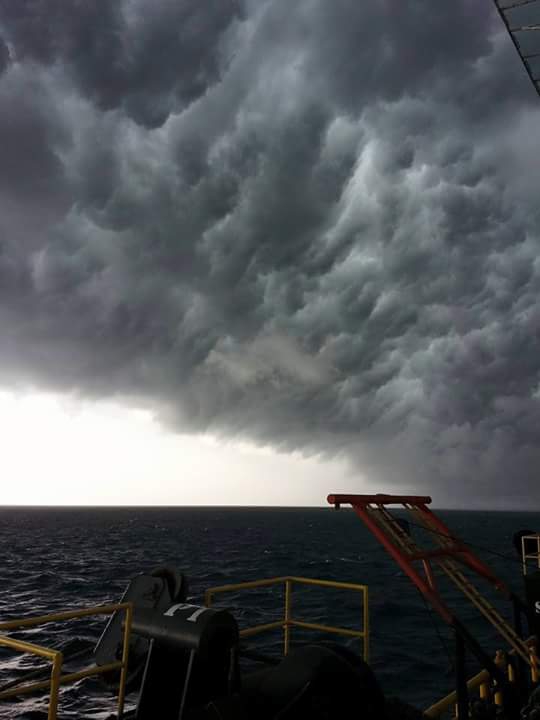 cloudy..
