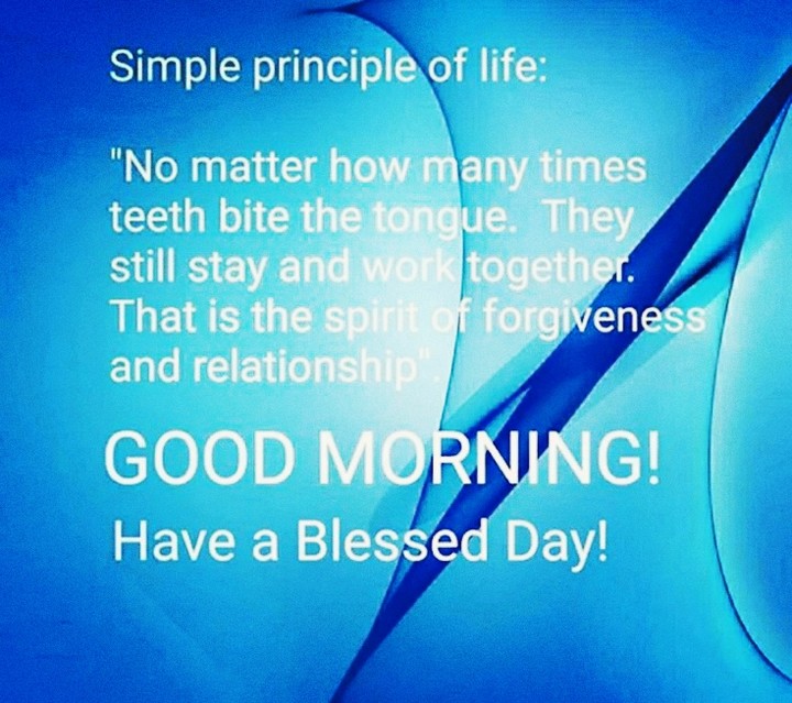 good morning