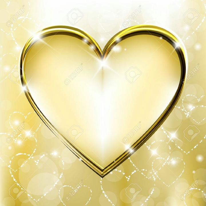 gold heart 