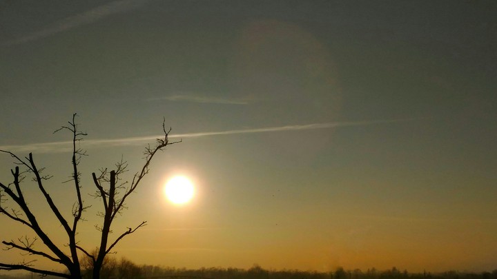 near the horizon.