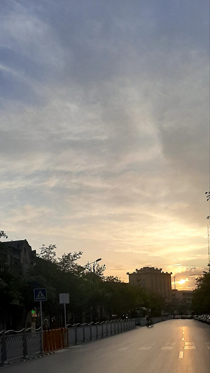 غروب زیبا