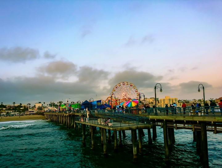 The Santa Monica Pier, LA, USA