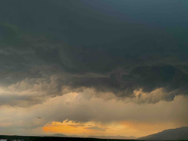 Cloudy dusk