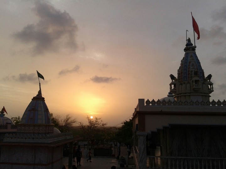Sunset with Temple....▲