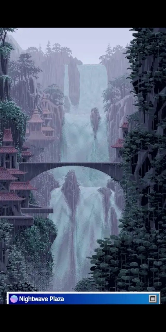 vaporwave plaza