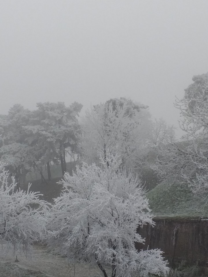 A white scenery