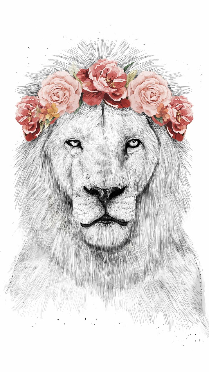 Lion using Snapchat filters