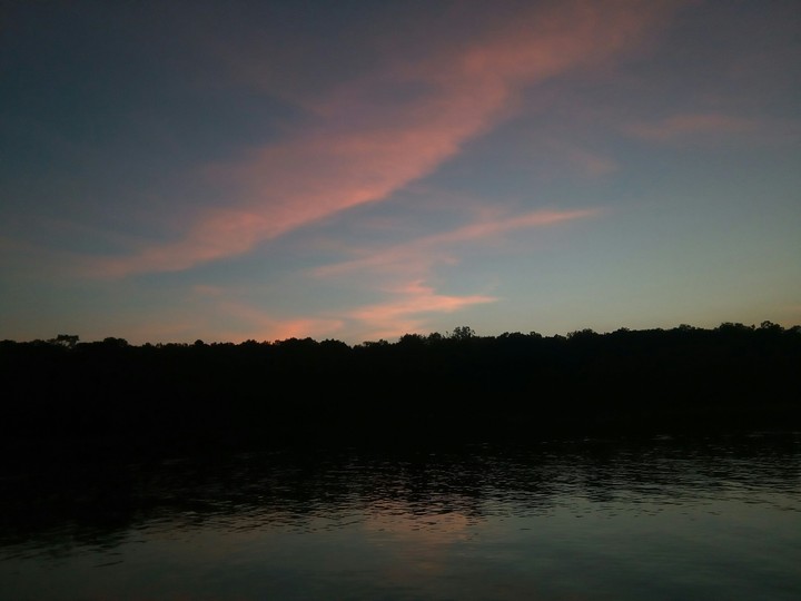 red clouds