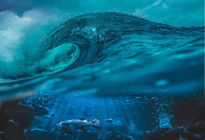 Between the waters
