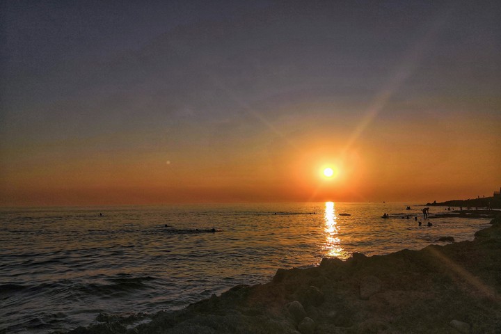 sunset in Salento