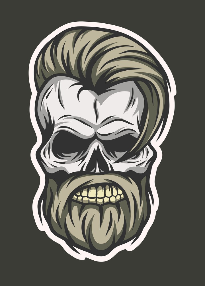Skull Beard