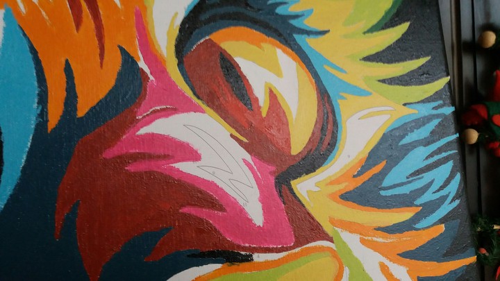 Bunte Katze