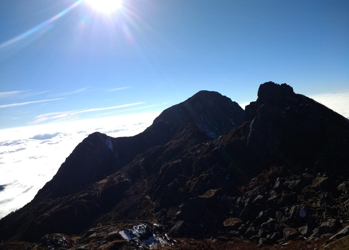 Sun Rays Embracing The Peaks of Gangtok