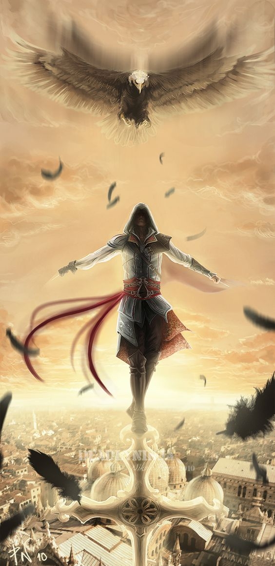 Assassin's Creed sky jump
