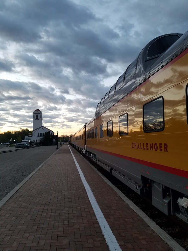Union Pacific 844 at the Boise Depot