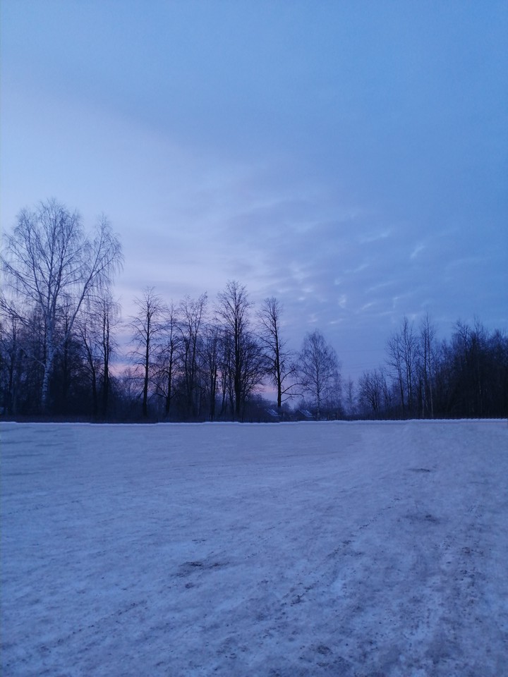 вечер зимы